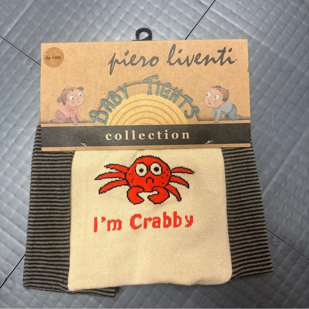 FIERO LIVENTI BABY TIGHTS 6-12 MONTHS NEW IM CRABBY